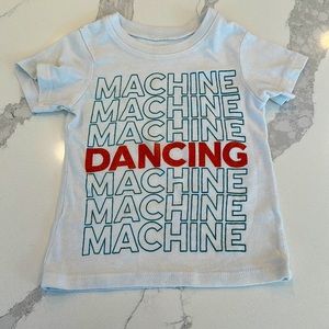 AMBITIOUS KIDS Dancing machine t-shirt Sz 2T